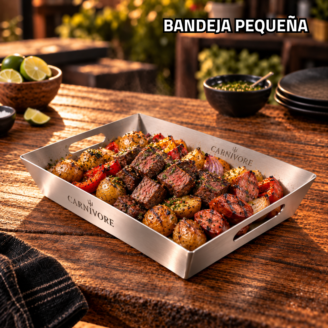 BANDEJAS EN ACERO INOXIDABLE